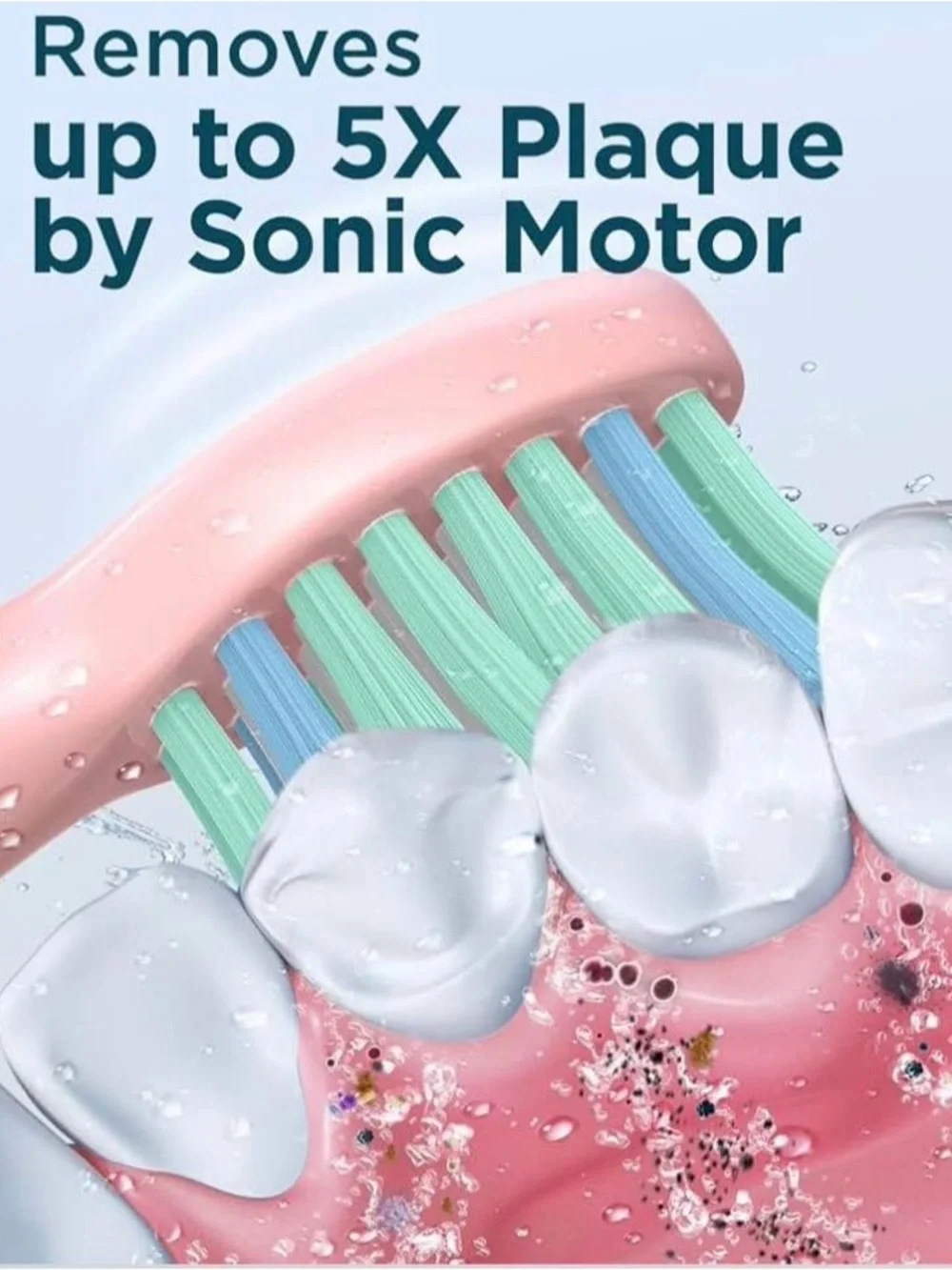NEW - M5 Sonic Electric Toothbrush for Adults and Kids - Rechargeable Electric